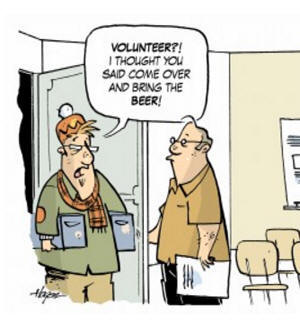 Volunteer Cartoon